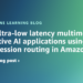 Construct ultra-low latency multimodal generative AI functions utilizing sticky session routing in Amazon SageMaker